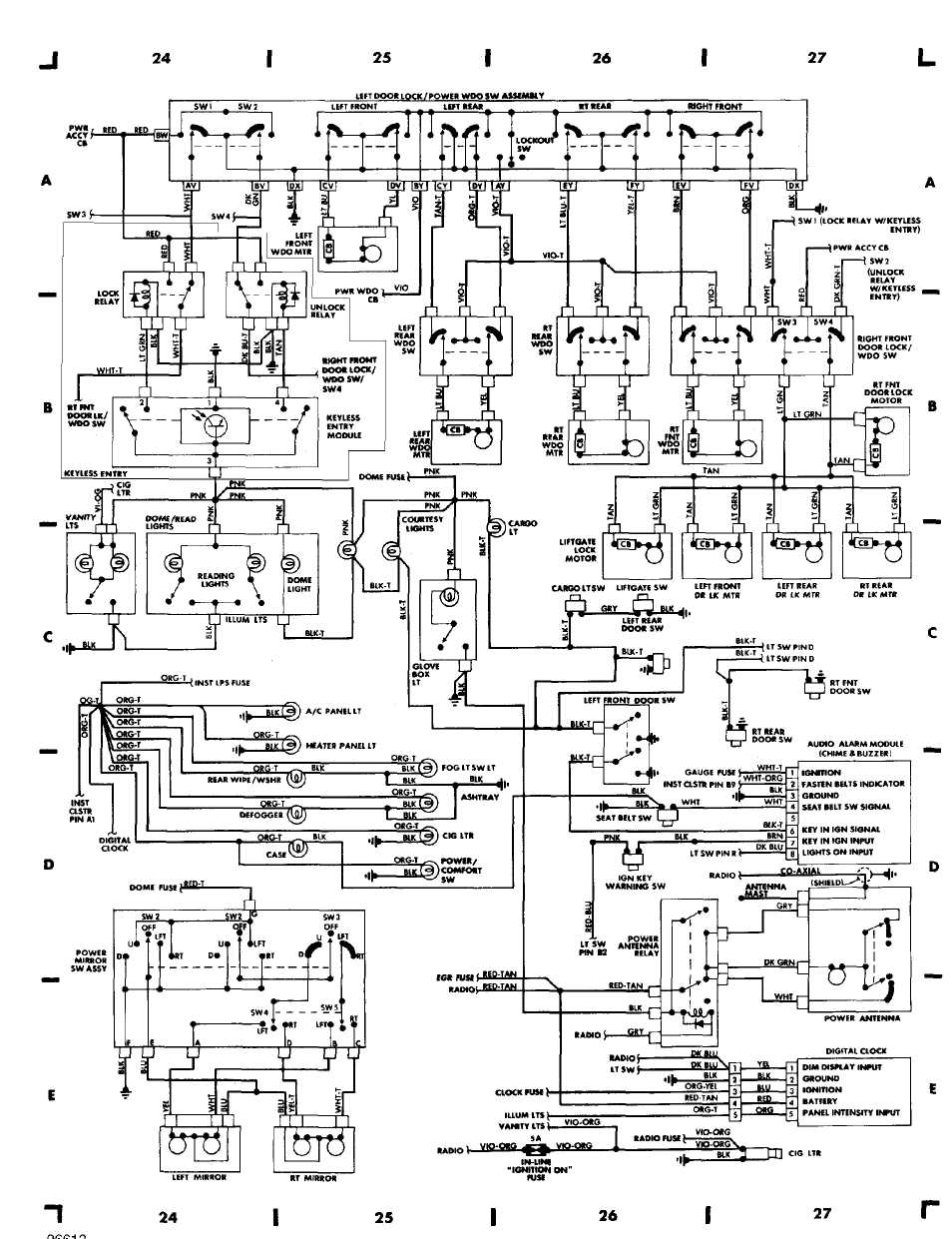 2000 Jeep Cherokee Ignition Switch Wiring Diagram